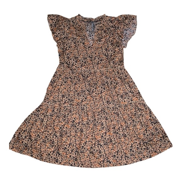 Anthropologie Ruffle Sleeve Dress - Picture 2 of 13